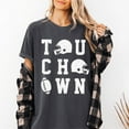 thumbnail image 1 of Velto Touchdown Helmet Football Game Day Tailgate Party Graphic T-Shirt Sports Theme Fullsize S-5XL Shirt, 1 of 5