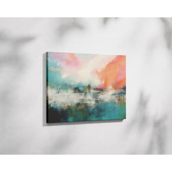 Velto Tranquil Pastel Abstract, Soft Impressionist Wall Art For Elegant Living Rooms Canvas, 8x10 UNFRAMED