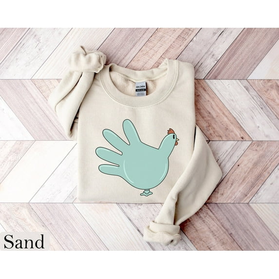 Velto Turkey Glove Sweatshirt, Cute Thanksgiving Nurse Shirt, Thankful Nurse Sweater, Medical Assistant Shirt, Nurse Turkey Shirt, Rn Nurse All Size S-3XL