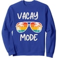 thumbnail image 1 of Velto Vacation Summer Sunglasses and Palm Trees Vacay Mode Unisex Crewneck Sweatshirt All Size S-5XL, 1 of 5
