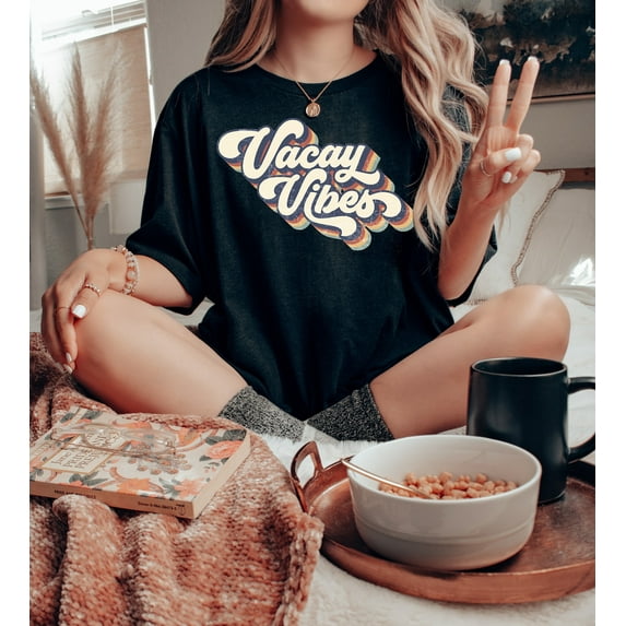 Velto Vacay Vibes Shirt: Retro Vacation Mode Tee All Size S-5XL