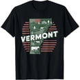 thumbnail image 1 of Velto Vermont Retro Souvenir T-Shirt for Men Women Vintage Vermont Tee All Size S-5XL, 1 of 5