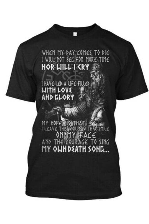 Viking Son Of Odin Valhalla Tee T-Shirt Made in the USA All Size S-5XL