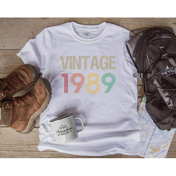 Velto Vintage 1989 Shirt,36th Birthday Gift For Women, 1989 Retro Shirt,36th Birthday Woman,36th Birthday Gift For Men,36th Birthday Best Friend# All Size S-5XL