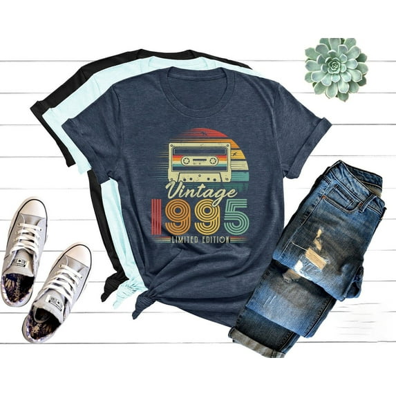 Velto Vintage 1995 Shirt, 30th Birthday Shirt,Vintage 1995 Birthday Shirts,30th Birthday Gifts For Men,30th Birthday Gifts For Women,Birthday Year All Size S-5XL