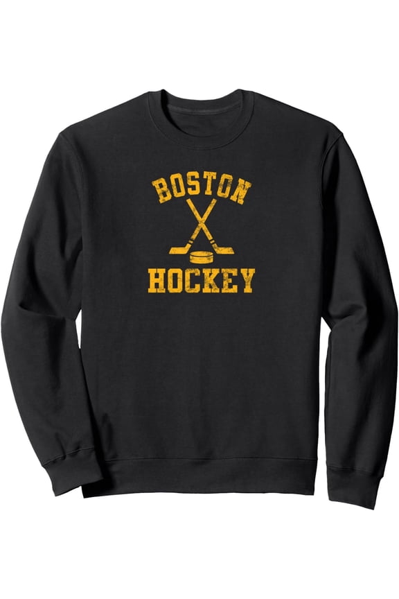 Vintage Boston Hockey gift for him gift for herSwearshirt Full Size S-5XL