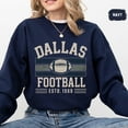 thumbnail image 1 of Velto Vintage Dallas Football Sweatshirt - Unisex Crewneck, Team Fan Apparel, Sports Fan Gift, Game Day Gear, Dallas Sweater, Football Lover Gift All Size S-5XL, 1 of 5
