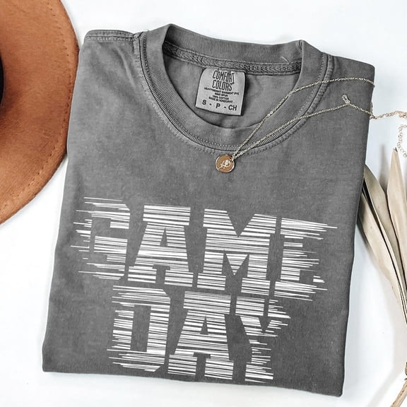 Velto Vintage Football Game Day Tailgate Party Graphic T-Shirt Retro Sports Style, Full Size S-5XL