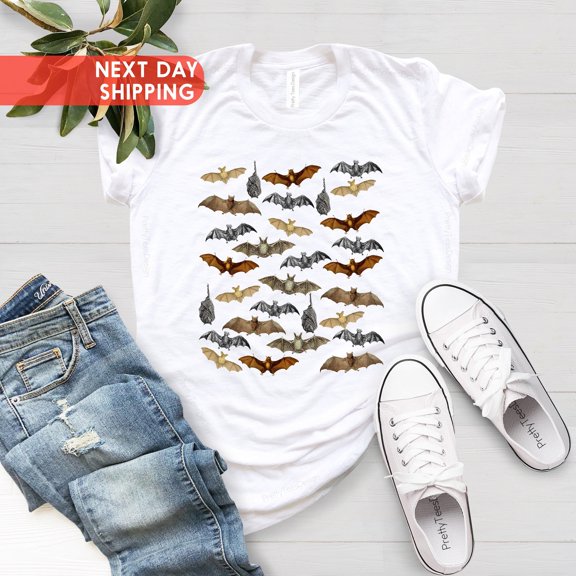 Velto Vintage Happy Holiday Shirt, Bats Shirt, Happy Holiday Retro Crewneck, Gothic Shirt, Bat Lovers Shirt, Happy Holiday Party Shirt, Happy Holiday Costume All Size S-5XL