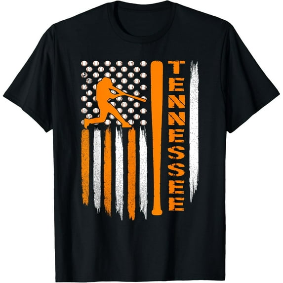 Velto Vintage Tennessee USA Flag. T-Shirt All Size S-5XL