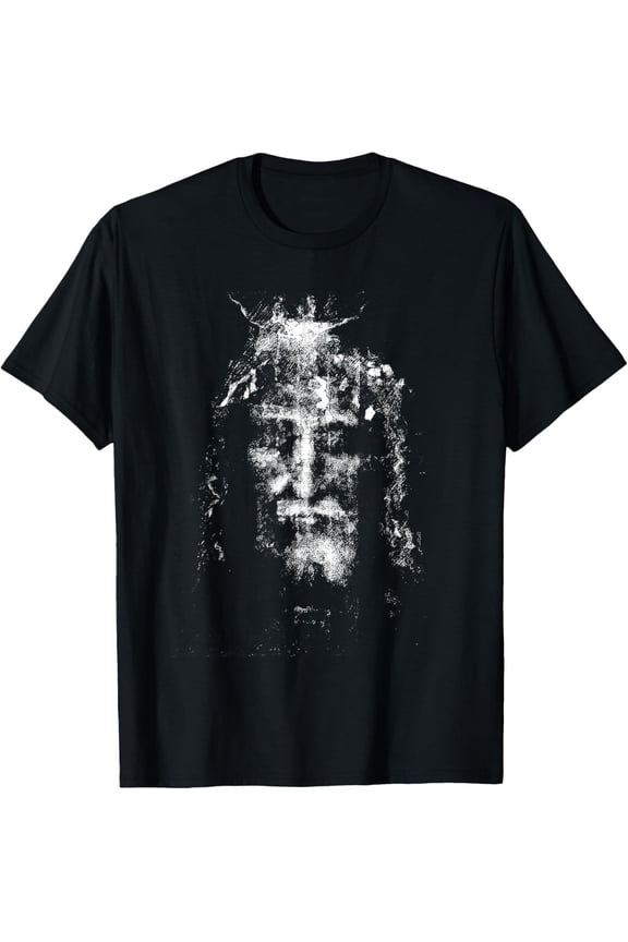 Vintage The Shroud Of Turin Holy Face Of Jesus T-Shirt All Size S-5XL