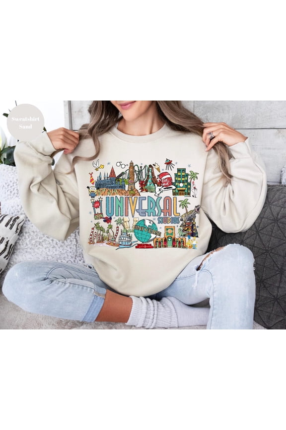 Vintage Universal Studios Sweatshirt, Universal Studios Family Vacation 2025 Sweatshirt, Universal Studios Trip Shirt, Universal Sweatshirt, All Size S-3XL