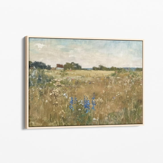 Velto Vintage Wildflower | Stretched Canvas Print | Vintage Wall Art Canvas | Floral Wall Art | Nature Cottagecore Canvas | Vwo1 Canvas, 16x24 UNFRAMED