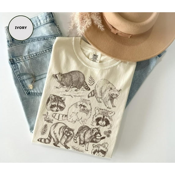 Velto Wildlife Graphic T-Shirt Vintage Animal Lover Cottagecore Outdoor Nature Design, Full Size S-5XL