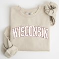 thumbnail image 1 of Velto Wisconsin Football Game Day Tailgate Sports Team Sweatshirt Full size S-5XL, 1 of 5