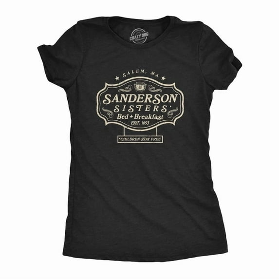 Velto Womens Sanderson Sisters Bed And Breafast T-Shirt Hocus Pocus All Size S-5XL