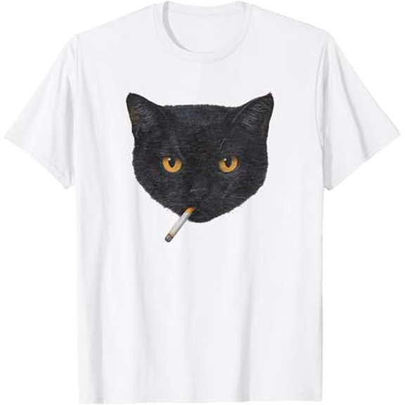 Velto Y2K Vintage Black Cat Retro 90s Grunge T-Shirt All Size S-5XL