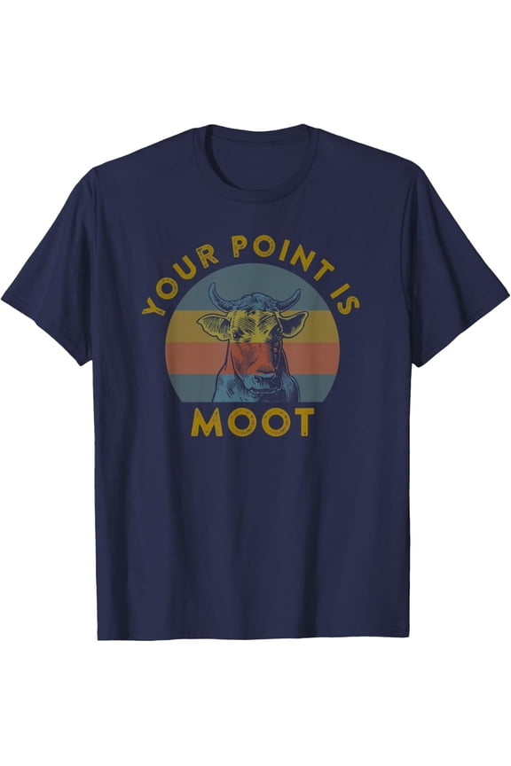 Your Point Is Moot Moo Pun Quote Saying Moot Point T-Shirt All Size S-5XL