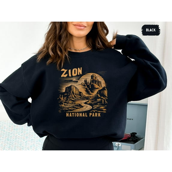 Velto Zion National Park Sweatshirt, Vintage Utah Sweatshirt Zion National Park gifts Zion National Park Shirt Hikingsouvenir Camping Sweater All Size S-5XL