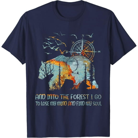 Velto and into the forest i go to lose my mind and find my soul T-Shirt All Size S-5XL