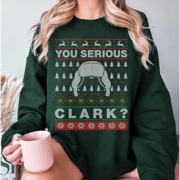 Velto holiday Sweatshirt, You Serious Clark Retroholiday Shirt Gift All Size S-5XL