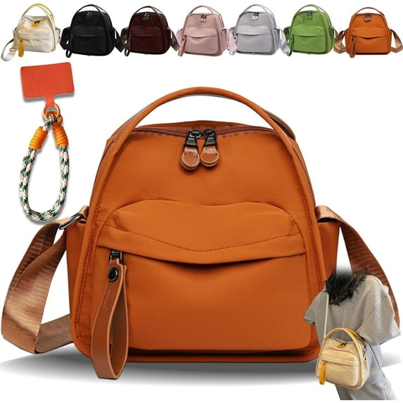 Veluna Shoulder Bag, Veluna Crossbody Shoulder Bag, Fashionable Zipper Crossbody Bags, Lightweight Large Capacity