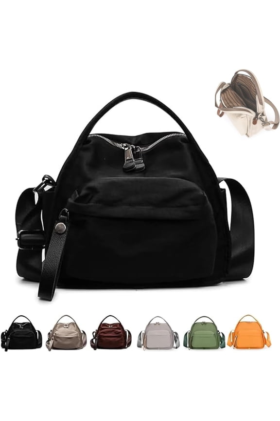 Crossbody Shoulder Bag, Womens Elegant Solid Color Shoulder Bag, Adjustable Waterproof, Lightweight and Large Capacity