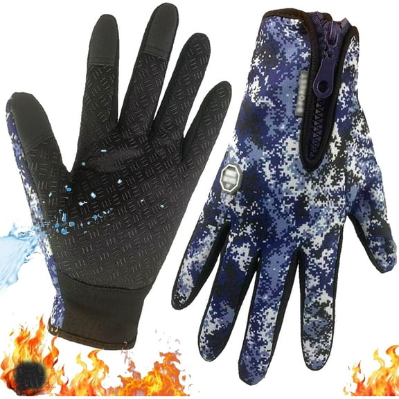 Velurastore Gloves, Bomaze Winter Gloves, Thermal Touch Screen Windproof Glove, Waterproof and Non-Slips
