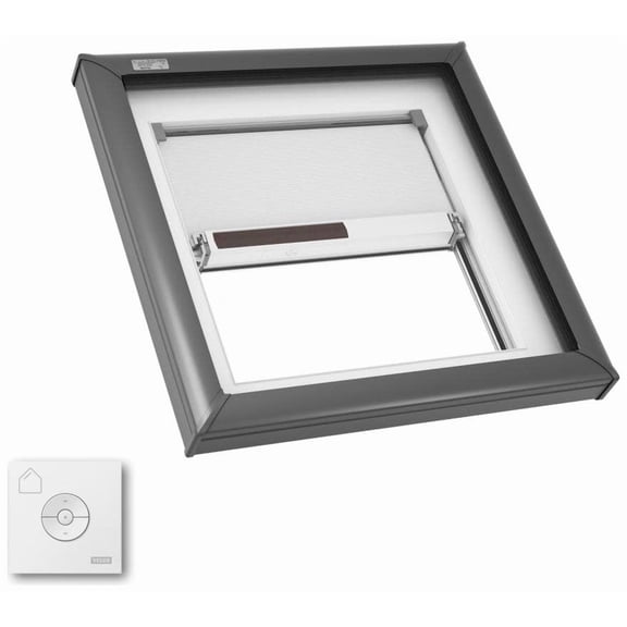 Velux Fcm 2222 2004S Fcm Fixed Curb Mount Skylight - Gray Frame / Clear Glass