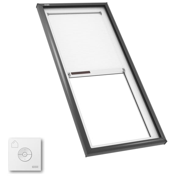 Velux Fcm 3171 2004S Fcm Fixed Curb Mount Skylight - Gray Frame / Clear Glass