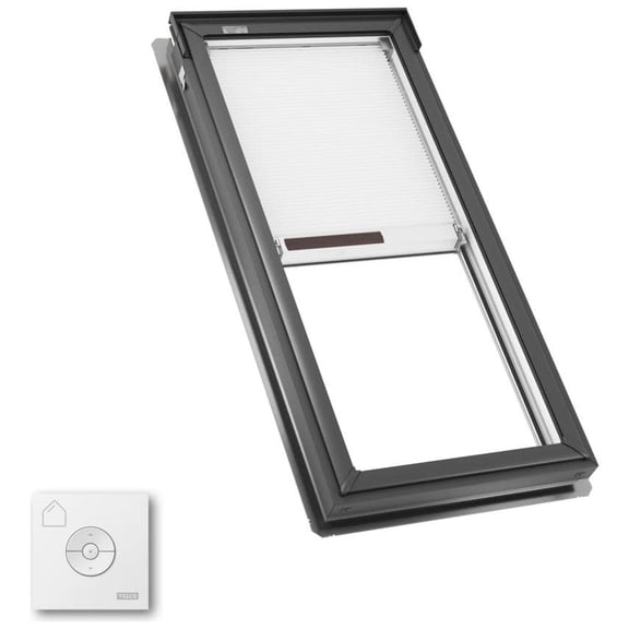 Velux Fs C06 2004S Fs Fixed Deck Mount Skylight - Gray Frame / Clear Glass