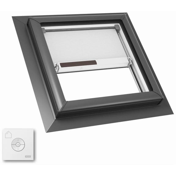 Velux QPF 2222 2004S Qpf Fixed Self Flashed Deck Mount Skylight, Laminated Lowe3 Glass,