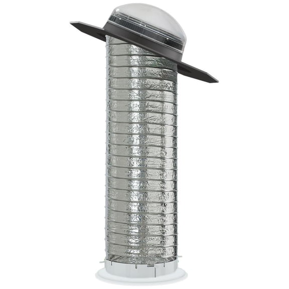 Velux Tgf 014 1000 14" Diameter Tgf Impact Non-Venting Tubular Skylight - Gray Flashing /