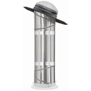 Velux TGR 010 1000 Tgr 10 Diameter Rigid Sun Tunnel Skylight - Gray Flashing / Clear Dome