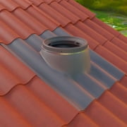 Velux ZTM 014 000050B Size Tmf 014/Tmr 014 Tile Roof Pitched Flashing For 14" Diameter Sun