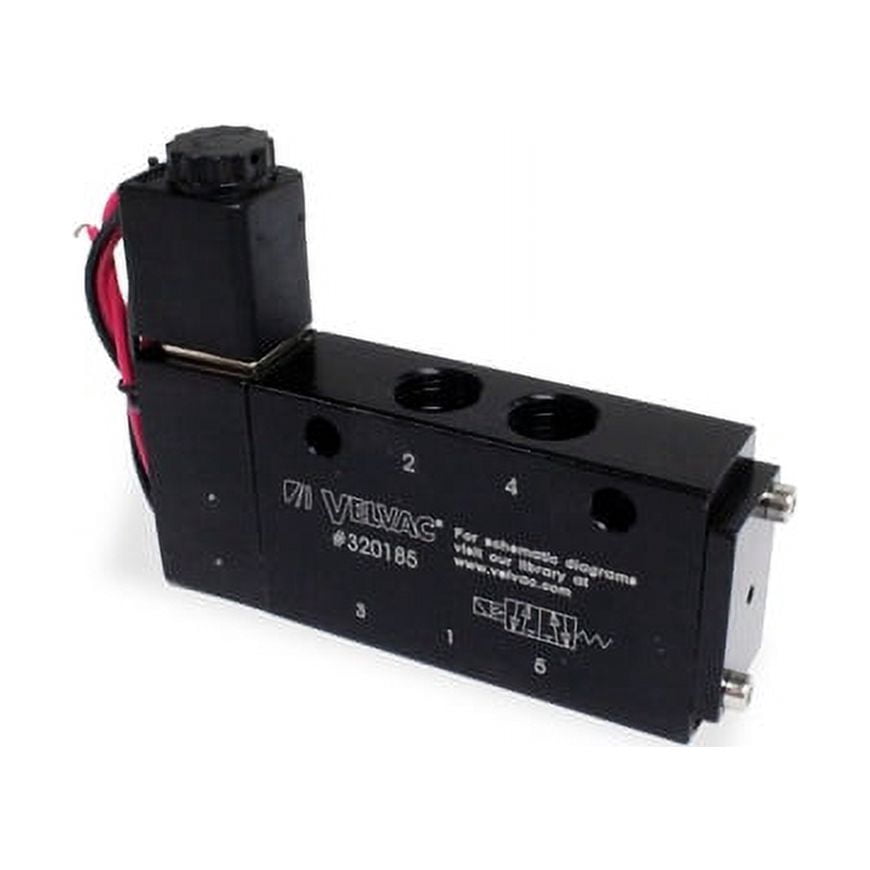 Velvac 320185 Air Brake Solenoid Valve Four Way Solenoid Spring Return