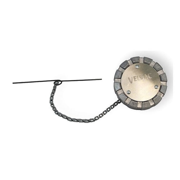 Velvac Fuel Cap,Vented,Nonlock,8 per In Thread 600184