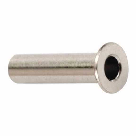 Velvac Tube Insert, 3/16 in, Brass, PK50 010085