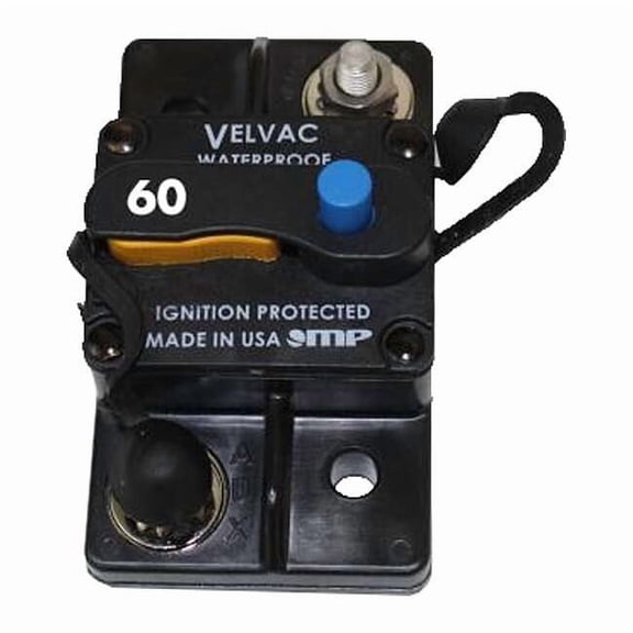 Velvac Automotive Circuit Breaker,60A,30VDC 091005
