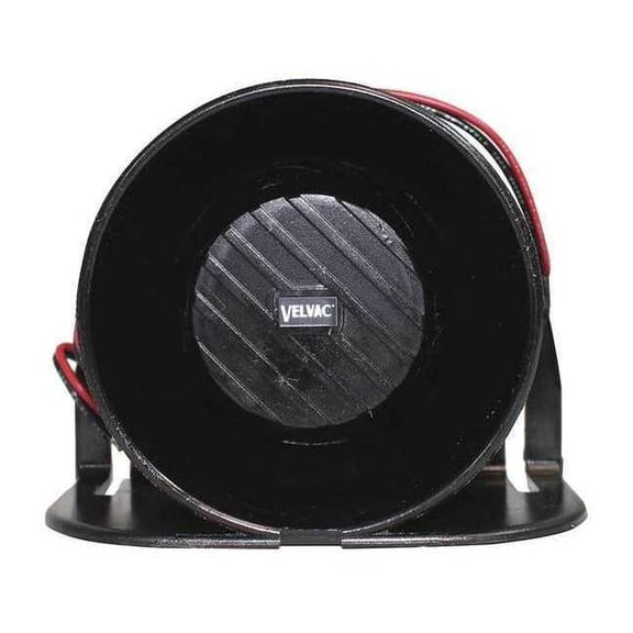 Velvac Back up Alarm, 112dB, Black, 3-63/64 In H 697112