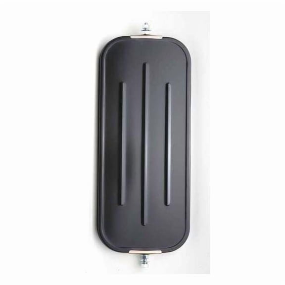Velvac Black Ribbed Back Mirror 705104