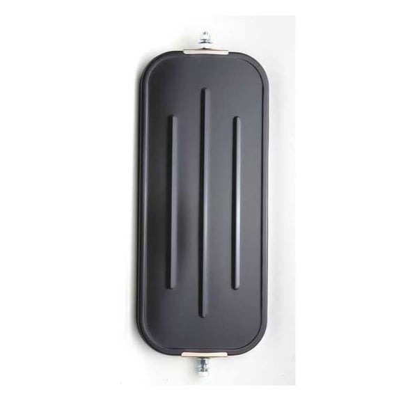 Velvac Black Ribbed Back Mirror 705104