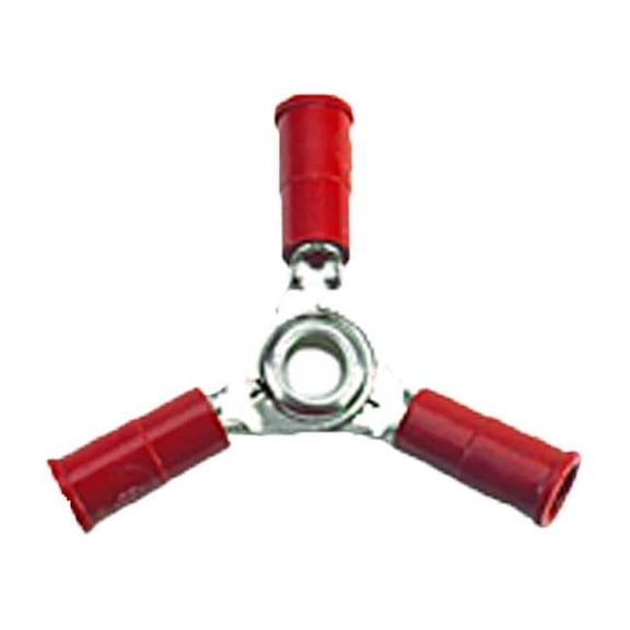 Velvac Splice Connector, 600V, Red, PK10 058363-10