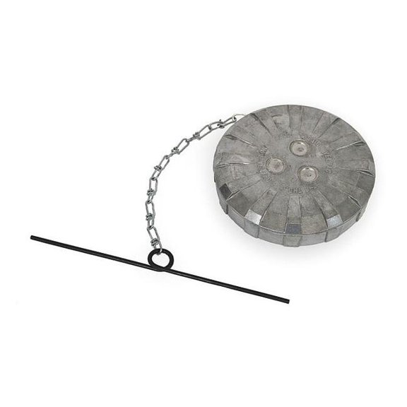 Velvac Fuel Cap,Nonvented,Nonlock,8 In Thread 600168