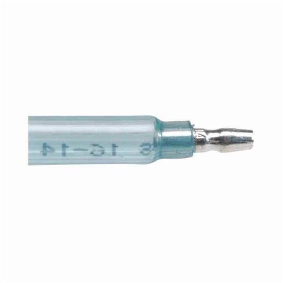 Velvac Male Bullet Disconnect, Blu, 16-14AWG, PK10 055104-10