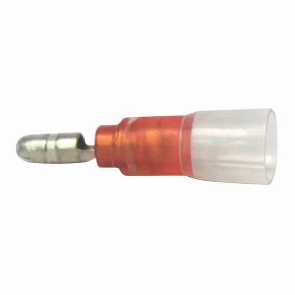 Velvac Male Disconnect, Red, 22-18AWG, PK10, Insulation: Full 30169