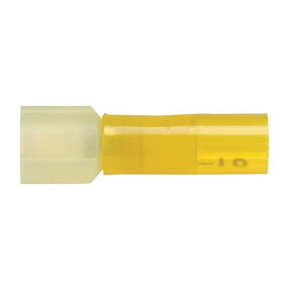 Velvac Male Disconnect, Yellow, 12-10AWG, PK10 37487