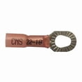 thumbnail image 1 of Velvac Ring Terminal,Red,22 AWG,18 AWG,PK10 3111M, 1 of 1