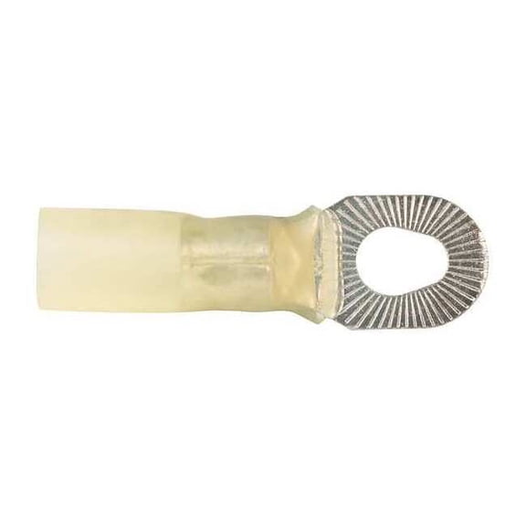 Velvac Ring Terminal,Yellow,12 AWG,10 AWG,PK10 3141M