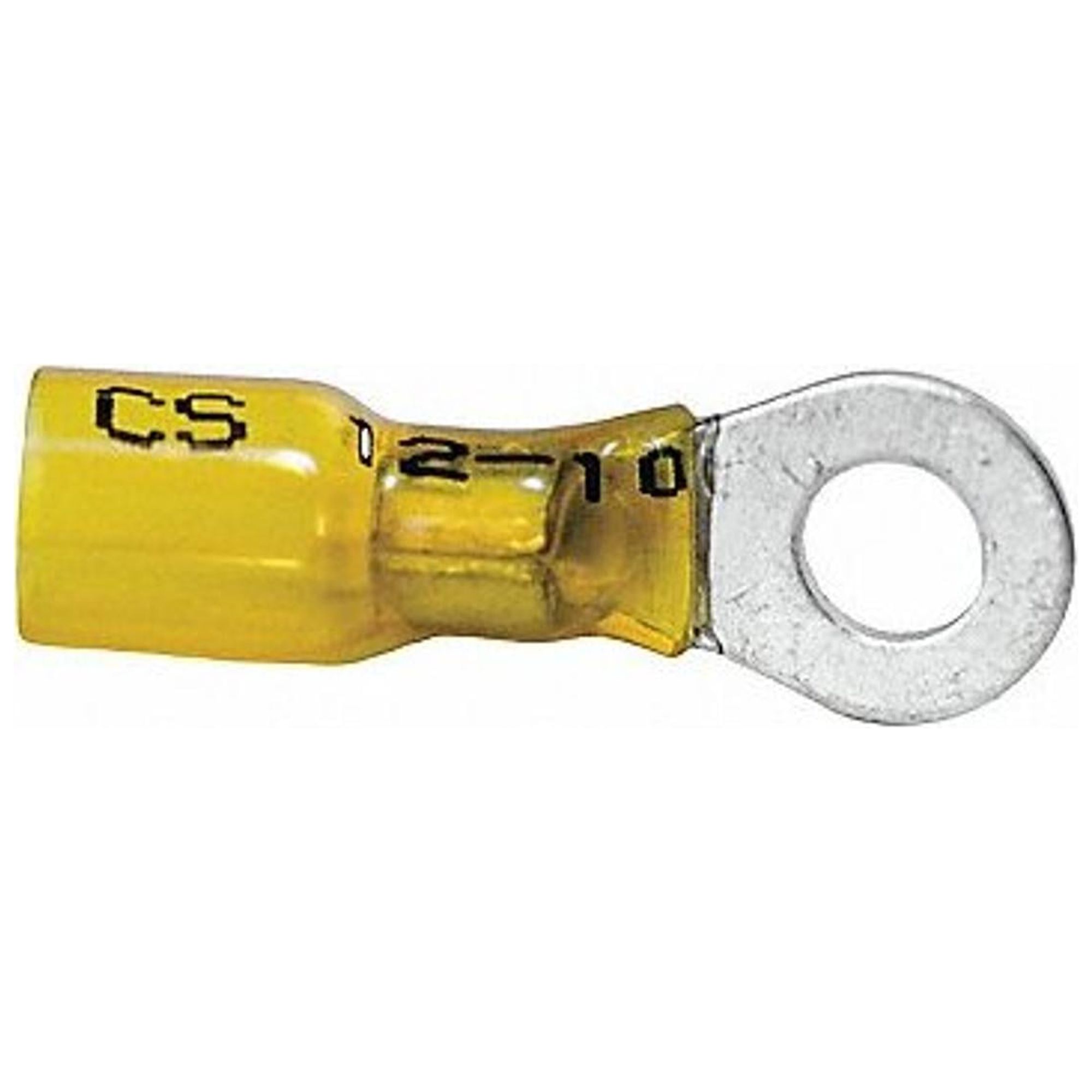 Velvac Ring Terminal,Yellow,12 AWG,10 AWG,PK10 37417 - Walmart.com